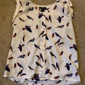 H&M Bird blouse